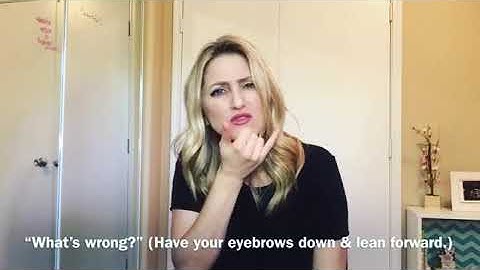 How to ask “What’s wrong?” in ASL