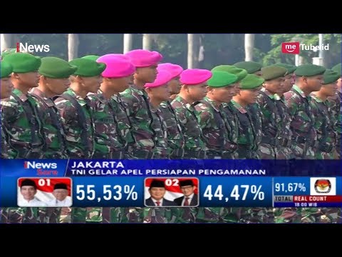 TNI Gelar Apel Persiapan Pengamanan Jelang Pengumuman Hasil Pemilu 22 Mei - iNews Sore 20/05