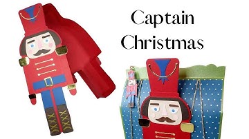 NEW Captain Christmas Die Set | Make a Gift Box or Bag | How to assemble