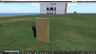 How to create an interactive door in OpenSim