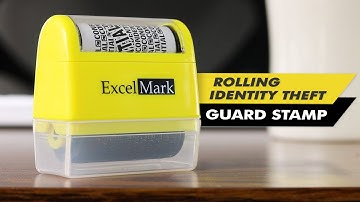 ExcelMark Rolling Identity Theft Guard Stamp