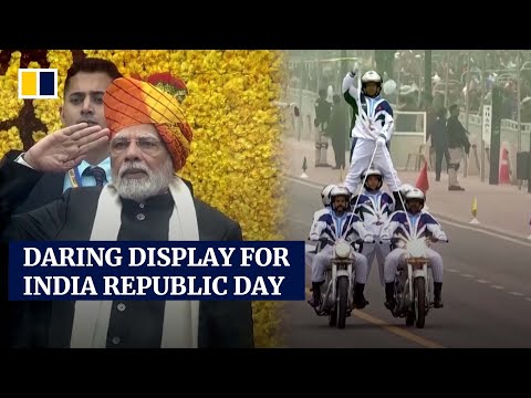 India exhibits military might at grand republic day parade in new delhi