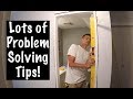 How To Install a Door in Bad Framing!