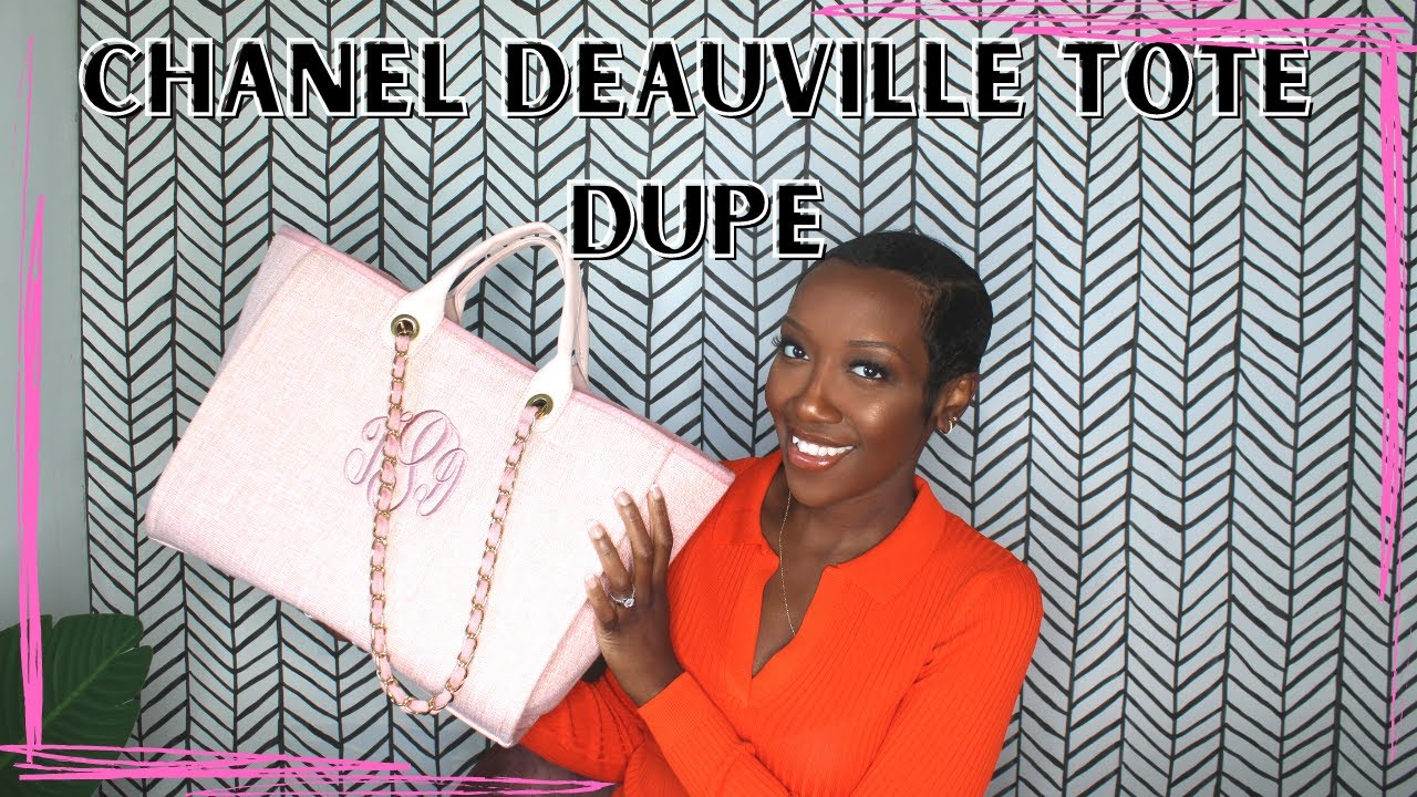 UNBOXING : CHANEL Deauville Tote (light pink) light gold hardware