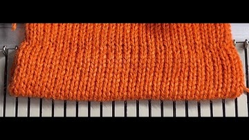 HOW TO MAKE FLAT HEMS ON THE KNITTING MACHINE