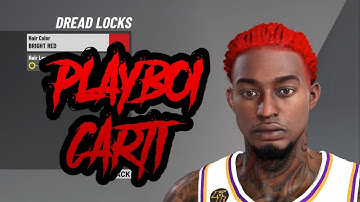 RAPPER FACE CREATION NBA 2K21! HOW TO CREATE PLAYBOI CARTI NBA 2K21!