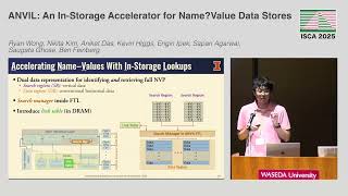 ISCA'25 - Session 3C - ANVIL: An In-Storage Accelerator for Name?Value Data Stores