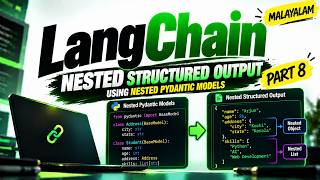 LangChain Nested Structured Output | Zero to Agent #8 | Malayalam