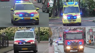 Luchthoorn Versneller Meerdere Hulpdiensten Met Spoed Naar Verschillende Meldingen In Haarlem
