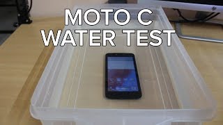 Moto C water test. Survived or failed?
