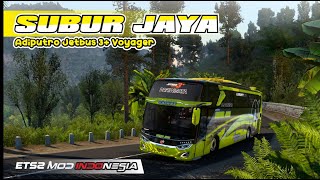 ETS2 MOD INDONESIA BUS SUBUR JAYA MENEMBUS JALUR PEGUNUNGAN || ETS2 INDONESIA