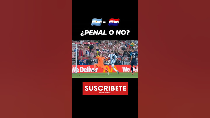 PENAL de #argentina vs #croacia ¿Si o No? Juzguen ustedes mismos