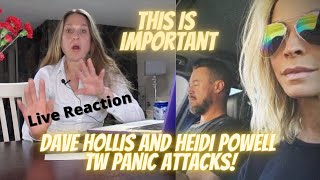 Dave Hollis Discusses with Heidi Powell Her TW Panic Attack on Rise Together | Live Podcast Reaction