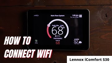 How To Connect Your Lennox iComfort S30 Thermostat to Wifi