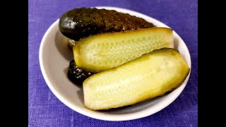Healthy Fermented Cucumbers Just in 3 days!👍Restore your gut microbiome! Easy&tasty! 🤩