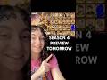 SEASON 4 PREVIEW TOMORROW