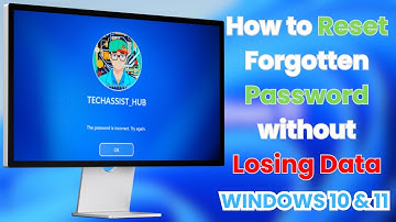 Windows 10/11 Password Reset Without Data Loss CMD!