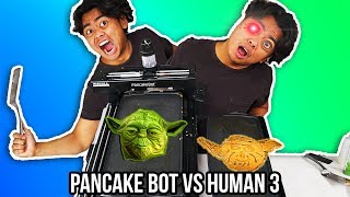 I Tried To Pancake Art Against A Pancake Bot Round 3