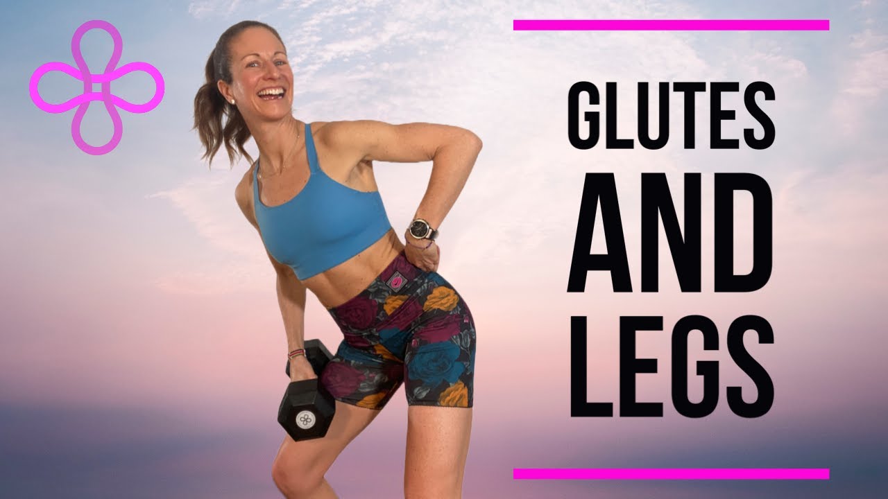 Day 1 | 20 MIN POWERFUL GLUTES and LEGS WORKOUT with Weights ...