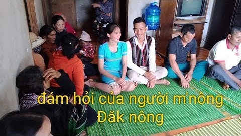 đám hỏi phong tục của người m