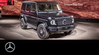 The new Mercedes-Benz G-Class climbs the Centre Stage at the NAIAS 2018