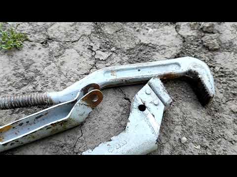 Pipe wrench repair  газовый ключ ремонт
