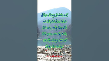 Bãi Biển Ngập Rác Nhựa - Mỗi Người Một Hành Động Nhỏ #racthainhua #onhiemnhua