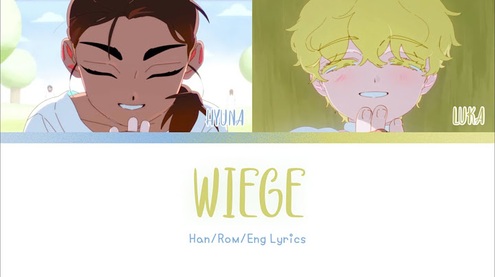 Wiege Lyrics 😭😭😭 - 6FU (Hyuna) & BL8M (Luka) Alien Stage ALNST
