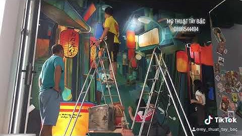Vẽ tranh tường Hong Kong