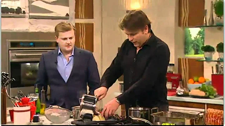 James Martin cooks Roast Beef and Yorkshire Pudding for Aled Jones 24th Mar 2012