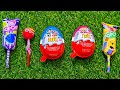 RELAXING ASMR CANDY 🍭 GIANT SWEETS CHOCOLATE AND COLORFUL LOLLIPOPS VIDEOS
