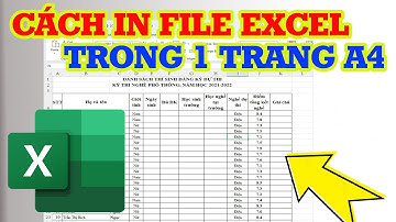 Cách in File Excel trong 1 trang A4 vô cùng đơn giản