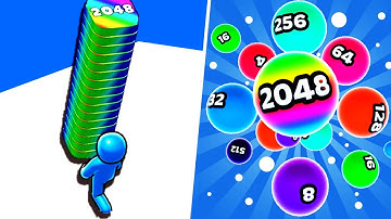 Idle 2048 Land vs Right Path - Max Level Gameplay (Part 2)