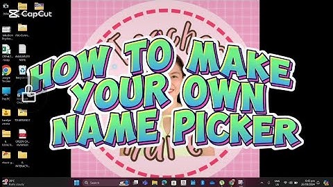 HOW TO MAKE YOUR OWN NAME PICKER - Offline | Teacher Share