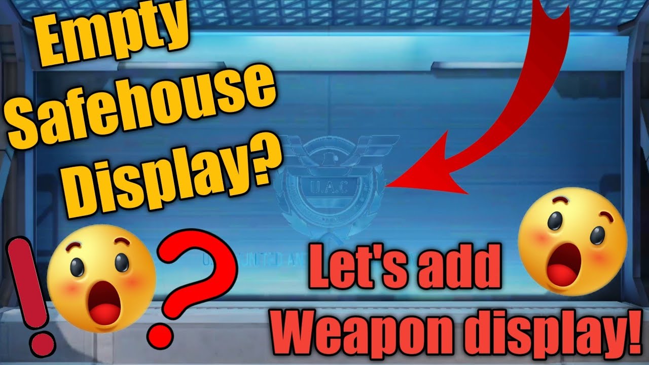 Codm Display CODM HOW TO ADD WEAPONS AND VEHICLES IN SAFE HOUSE DISPLAY AREA GARENA ...