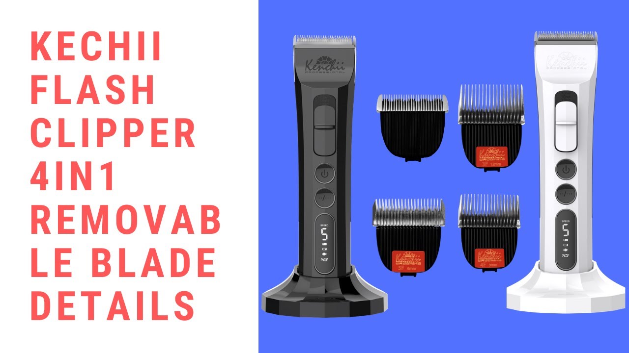 Kechii Flash Clipper 4 in 1 Removable Blade Details