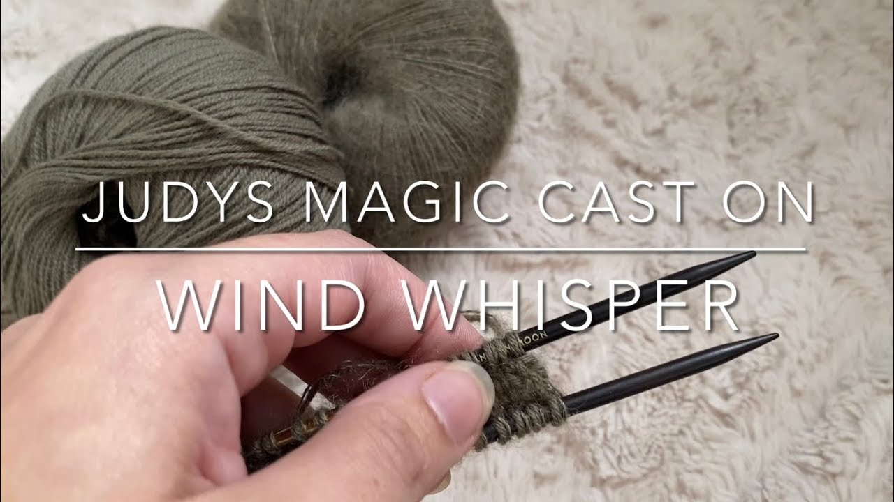 Instruktionsvideo till Wind Whisper - Judys magic cast on