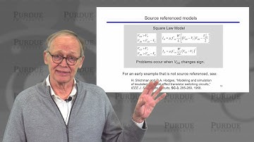 ECE Purdue Transistor Fundamentals L5.6:  Additional Topics - 2nd Look at Compact Circuit Models