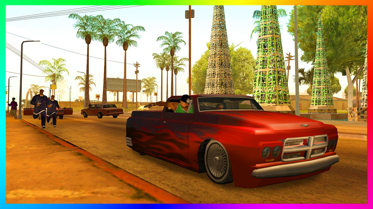 GTA San Andreas PS4 HD Gameplay! - Funny Cheat Codes, Best Easter