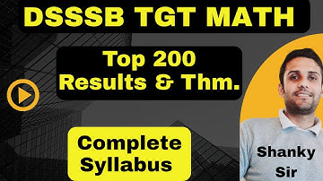 DSSSB TGT Math 200 Important Results / Theorems  #tgtmaths #tgt #pgt #pgtmaths #dsssbtgtmaths #dsssb