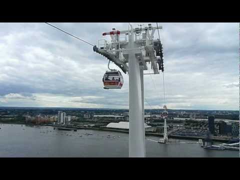 Riding the Dangleway sometimes referred to as the Emirates Air Line