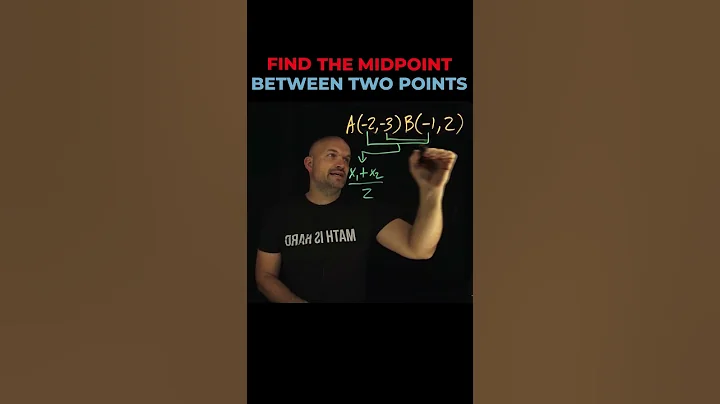 Find the midpoint between two points