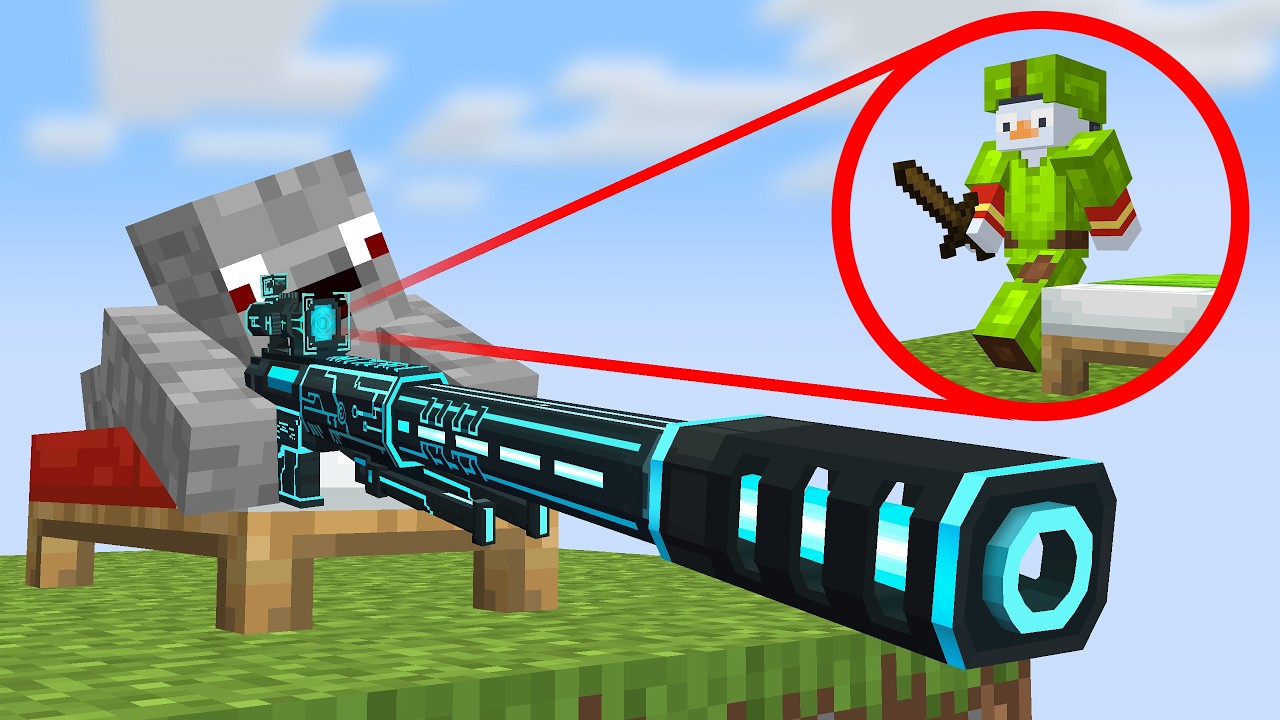 ich benutze heimlich OP WAFFEN in Bedwars