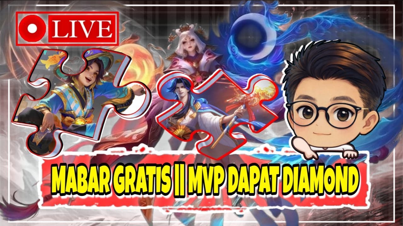 Live MLBB Mabar Gratis MVP dpat DM!!