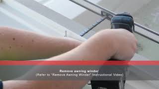 How to Adjust Awning Window Winders to be Restrictive