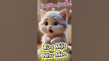 Rửa Mặt Như Mèo – Kids Song | English Cover for Children #béyêuâmnhạc #giadinhvuive #nhacthieunhi