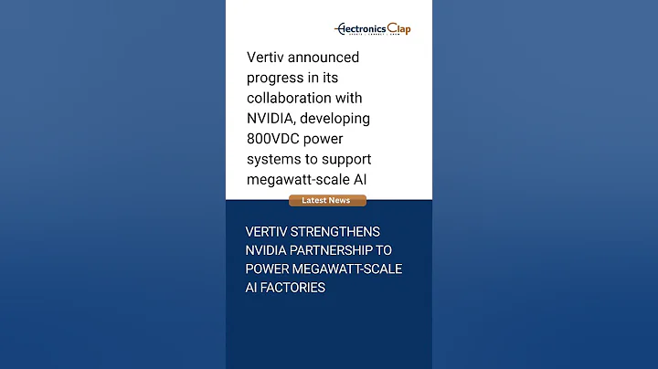 Vertiv & NVIDIA Collaborate on 800VDC AI Power Systems ⚡ | Next-Gen Energy-Efficient Data Centers