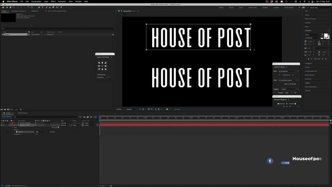 Cómo usar máscaras de texto en Adobe After Effects 2022 YouTube