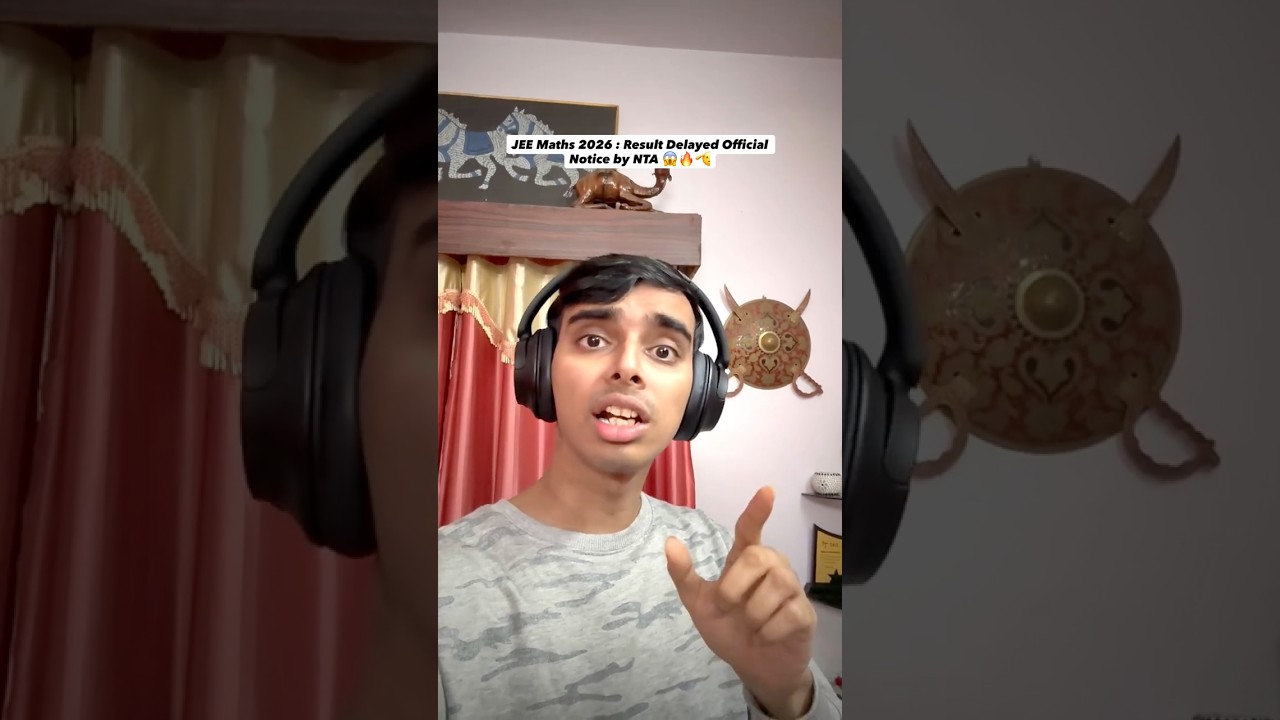 Urgent!! NTA Khel Gaya 🚨 JEE Mains 2026 Result Delayed by NTA 🥺😭 JEE Mains 2026 Result Date 🧐