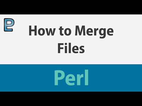 How to Merge Files with Perl - Perl Programming Tutorial